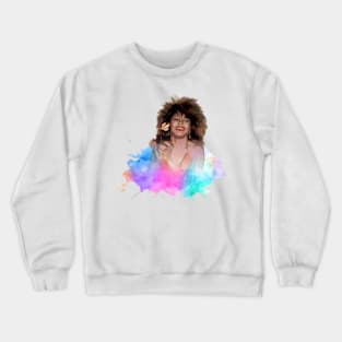 TINA TURNER ON THE COLORFUL SPLASH Crewneck Sweatshirt